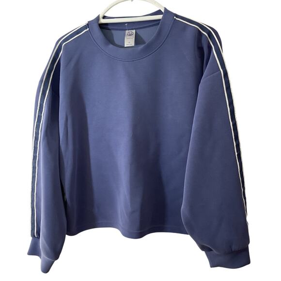 Te Verde Sweatshirt Pullover Women Size XL Periwinkle Blue - Picture 6 of 6